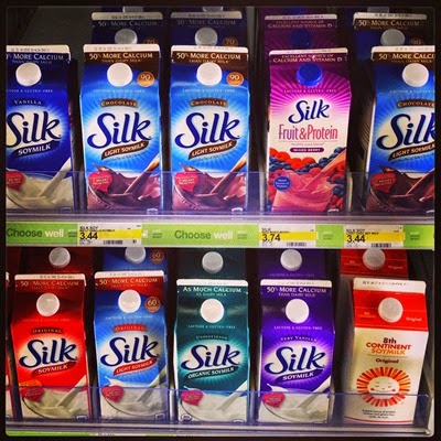 Vegan Vegetarian Food Drinks Non-dairy Milk Plant Milk Target Silk Soymilk, Silk Fruit & Protein, 8th Continent Soymilk