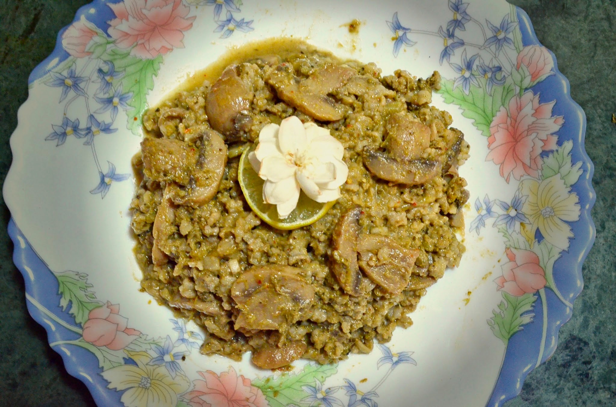 Kardolicious: Vegan Coconut & Pesto Risotto