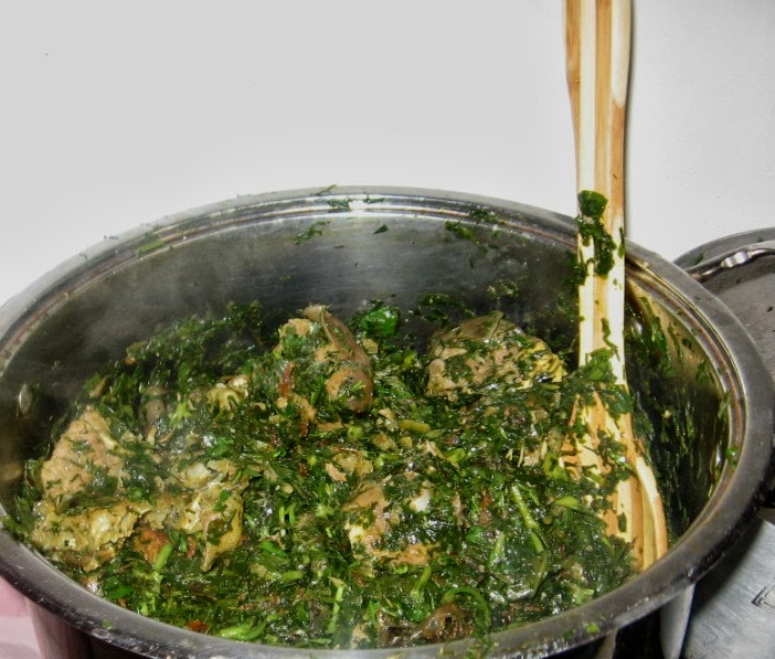 How To Cook Tasty Afang Vegetable Soup With Fried Crayfish