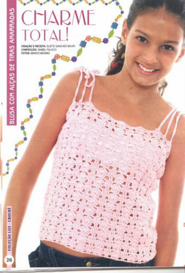 PRETTY BLOUSES FOR PRETTY GIRLS CrochetRibArt