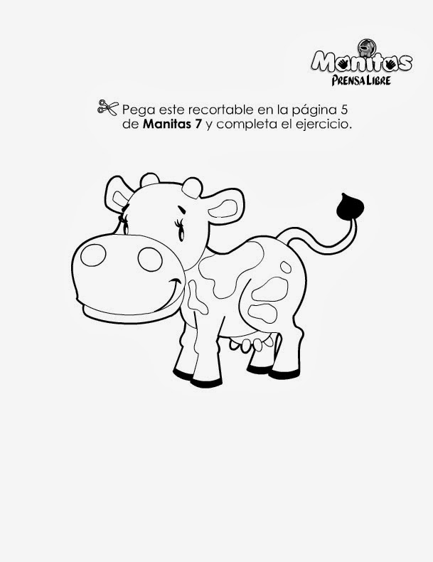 Imágenes de animales y frutas para colorear