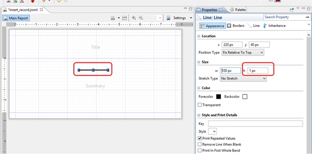 Simply Codes: Jasper Report: How to draw vertical or horizontal line
