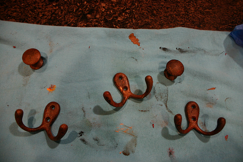 Doubletake Decor How to Make Hardware Look "Rusty"