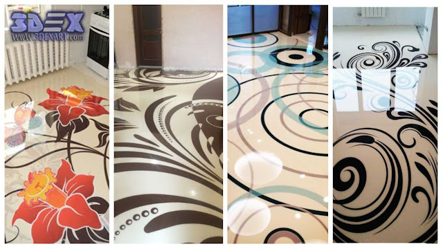 3d flooring and patterns, 3d epoxy floor designs