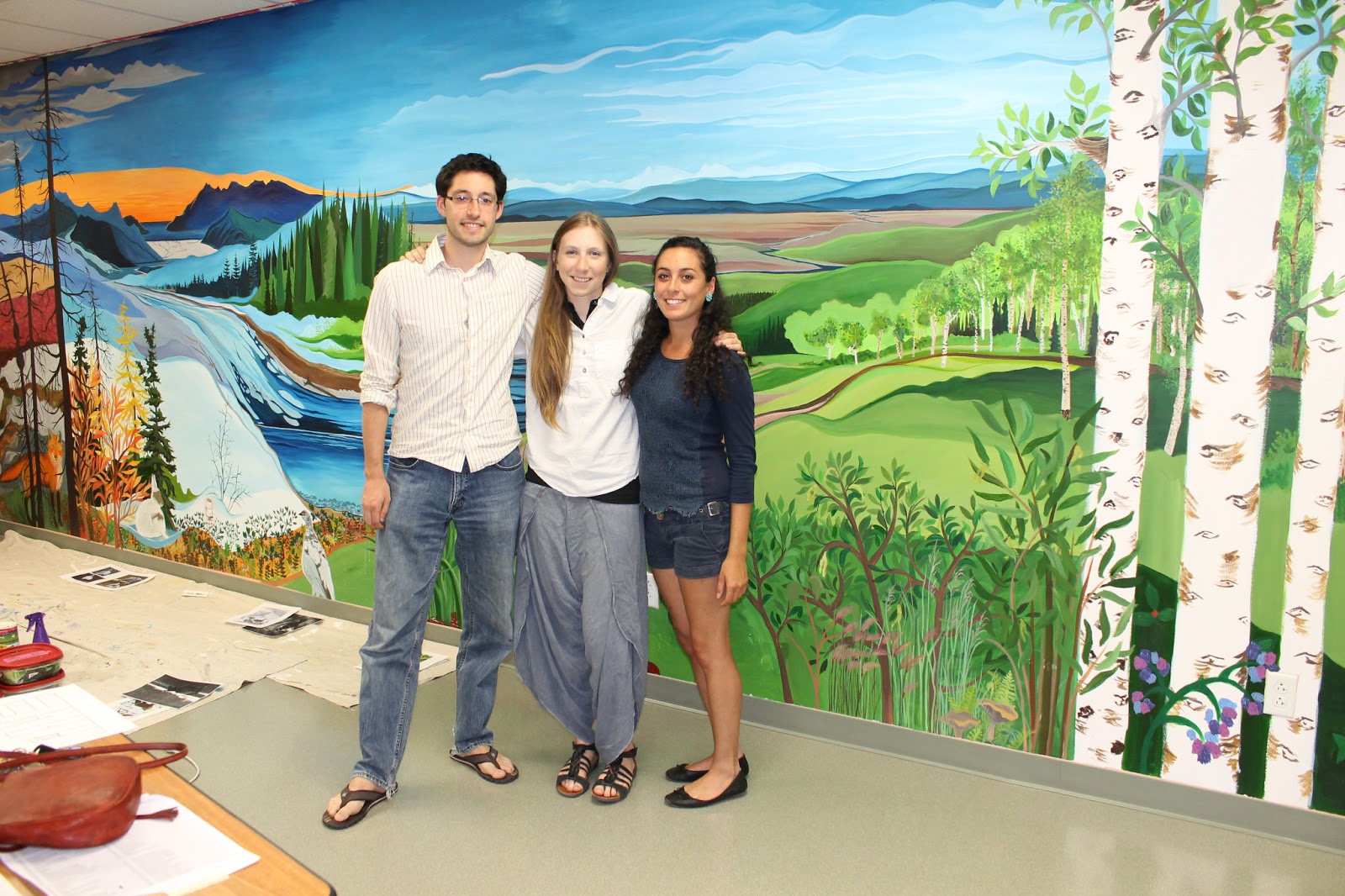 AFES Science And News Interactive Mural Brings Boreal Forest Alive To 