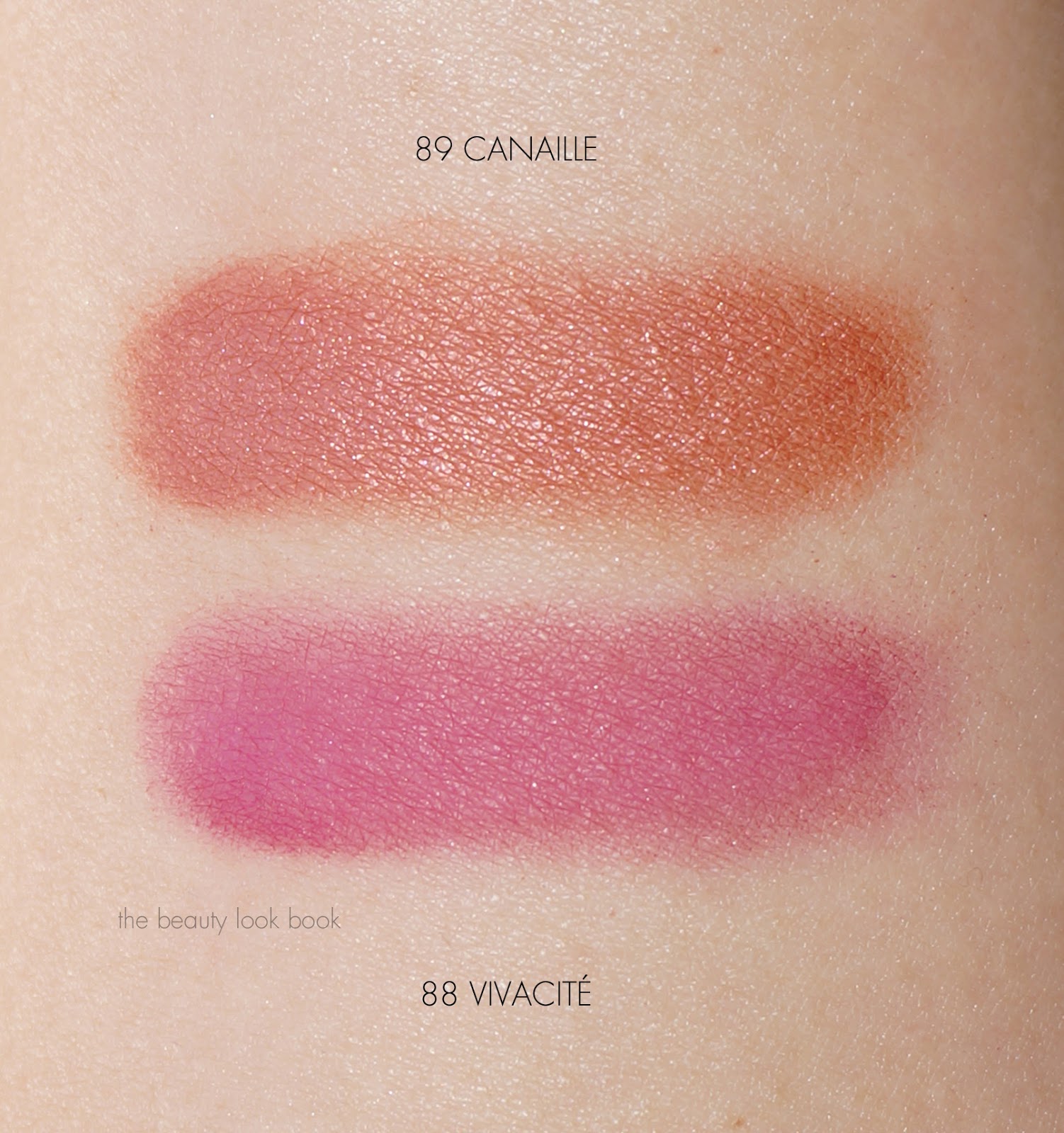 Chanel Joues Contraste Vivacité #88 and Canaille #89 - The Beauty Look Book