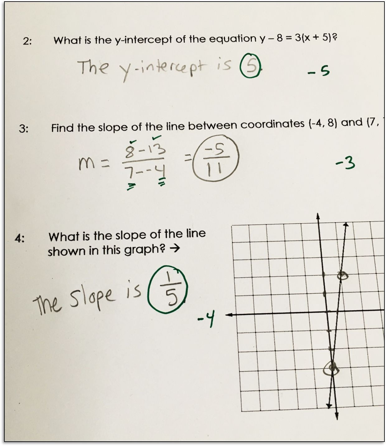math-test-corrections-template