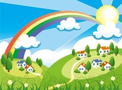 Primavera Dibujo de la primavera para niños