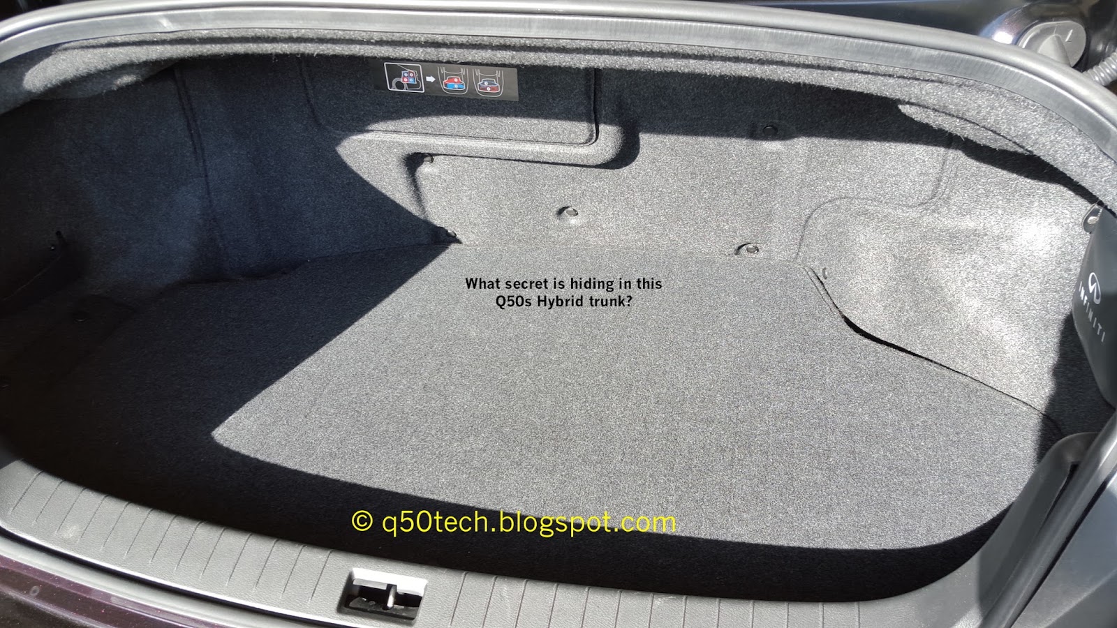 Infiniti Q50 Technical & Operational Blog Getting Rid of Run Flats & Adding a Spare Tire to The