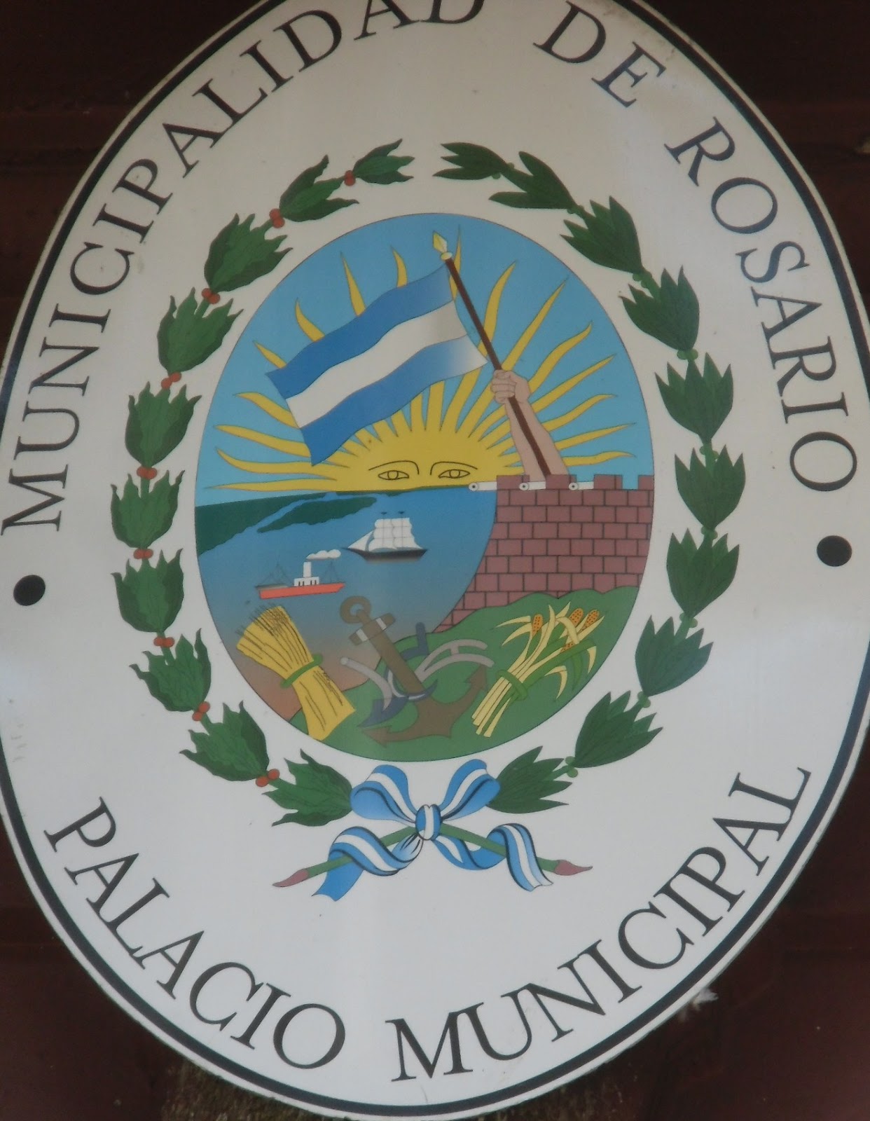 Heráldica en la Argentina Escudo de Rosario (Santa Fe)