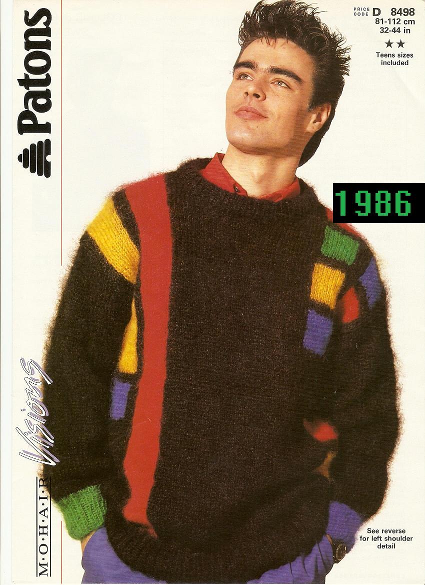 '80s Actual: 1980s Autumn/Winter Wear For Men - Get Some Knitwear!