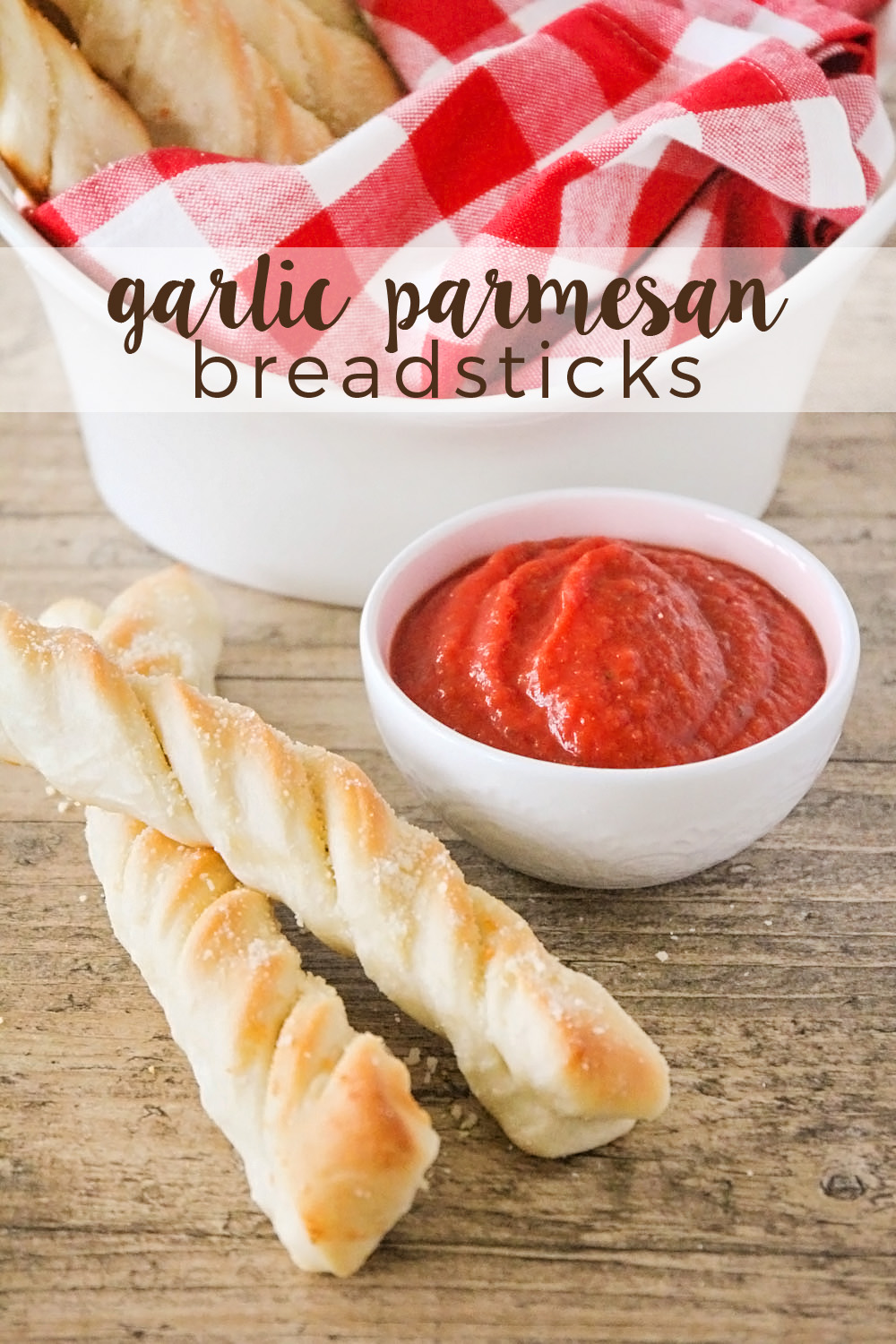 Garlic Parmesan Breadsticks The Baker Upstairs