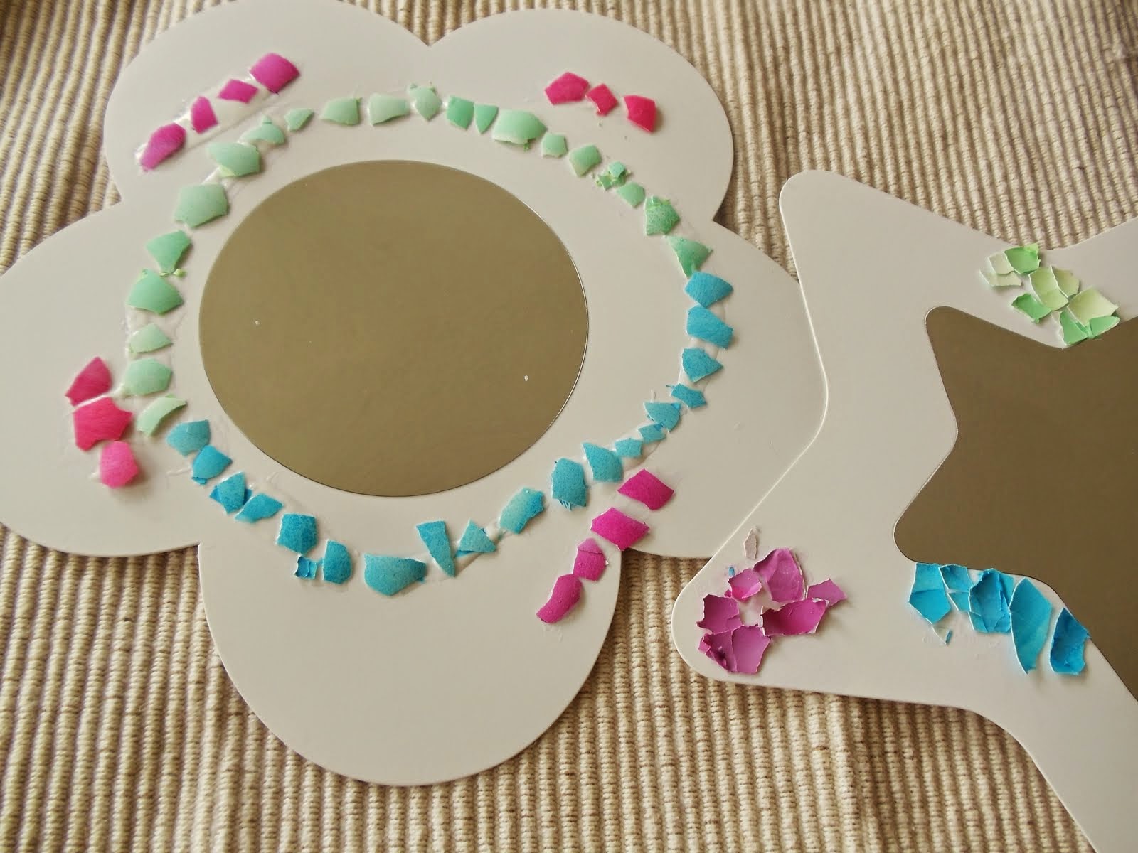eggshell mosaic craft project for kids ~ art craft projects