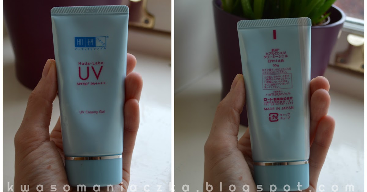 Rohto HadaLabo UV Creamy Gel SPF 50/PA ++++ Kwasomaniaczka