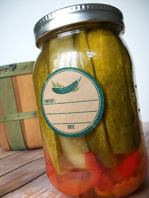 pickle canning labels