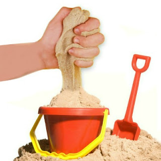 How to make sand slime for kids.  An easy summer play recipe. #sandslime #sandslimerecipe #howtomakesandslime #slimerecipe #slime #slimerecipeeasy #sandboxideas #sandrecipesforkids #sandrecipe