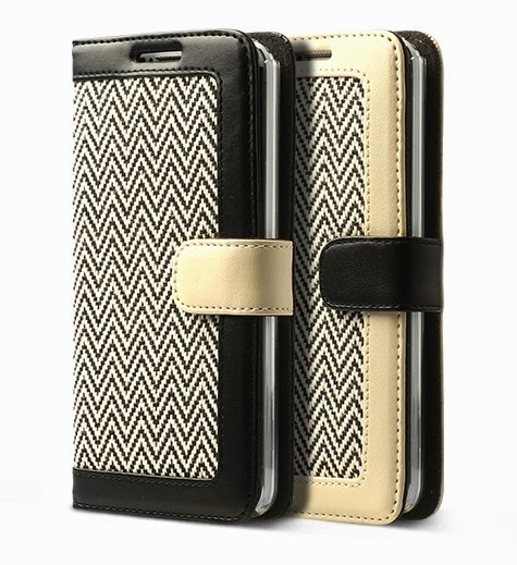 Herringbone Diary Case Samsung Galaxy Note 3 Leather Diary Cases 