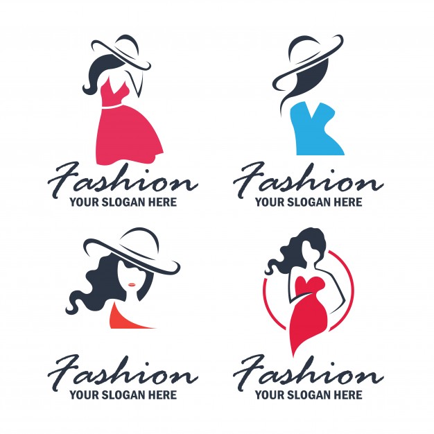 Set of fashion and beauty logo and emblem collection Free Vector
