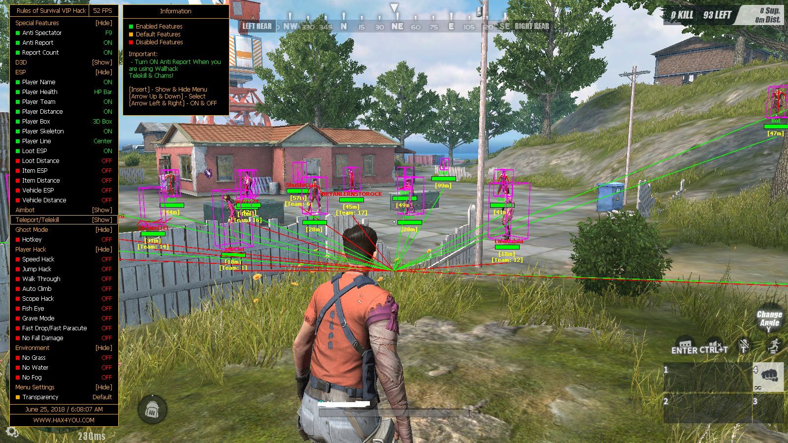 RULES OF SURVIVAL FREE VIP CHEAT HACK4YOU (JUNE 28, 2018) NEW FEATURES