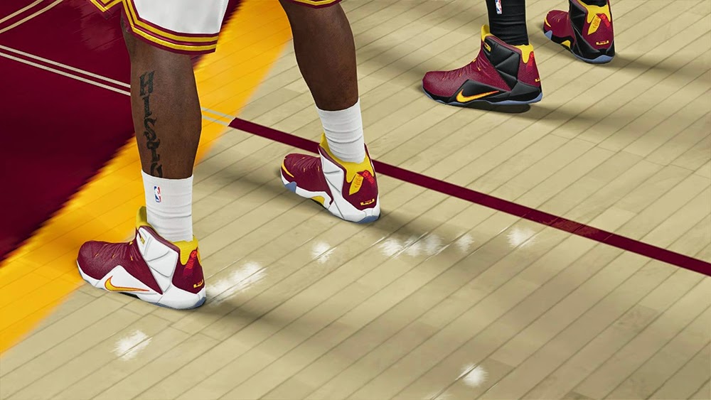 NBA 2K15 Nike LeBron 12 Shoes