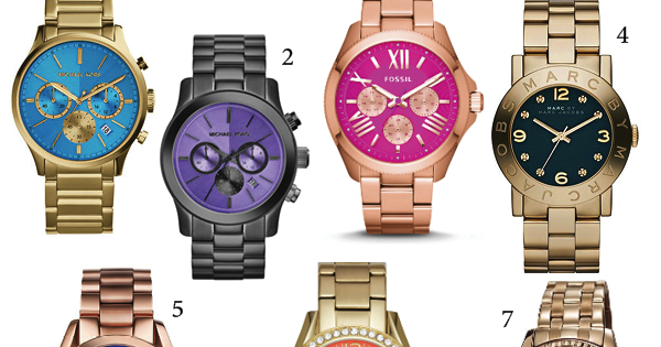 simply h² : Trend Alert: Colored Dial Watches