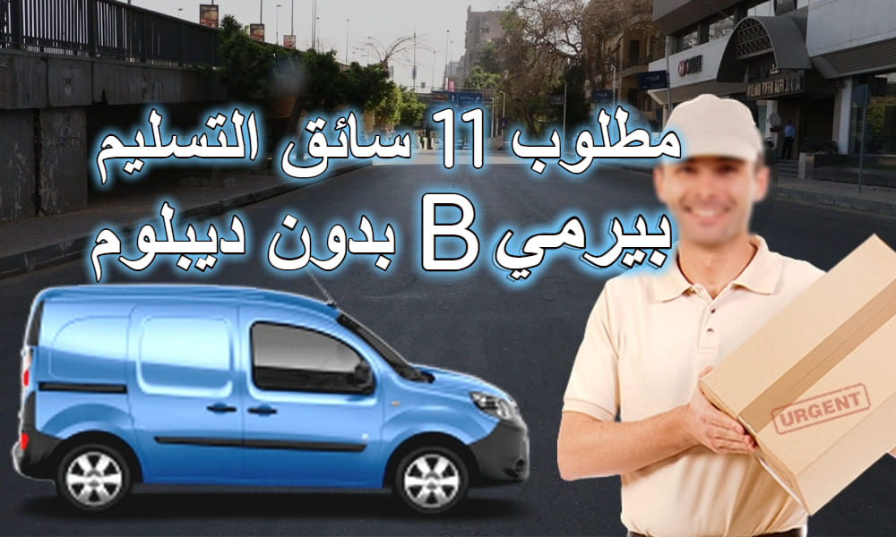 برخصة قيادة B : مطلوب 11 سائق تسليم الطلبات دون ديبلوم برخصة قيادة B : مطلوب 11 سائق تسليم الطلبات دون ديبلوم