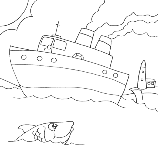 Free Ships Coloring Pages : title=