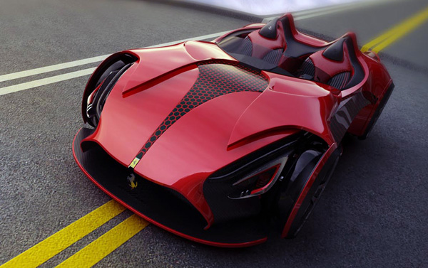 Elektrikli Kırmızı Ferrari 6 rooteto+(2)