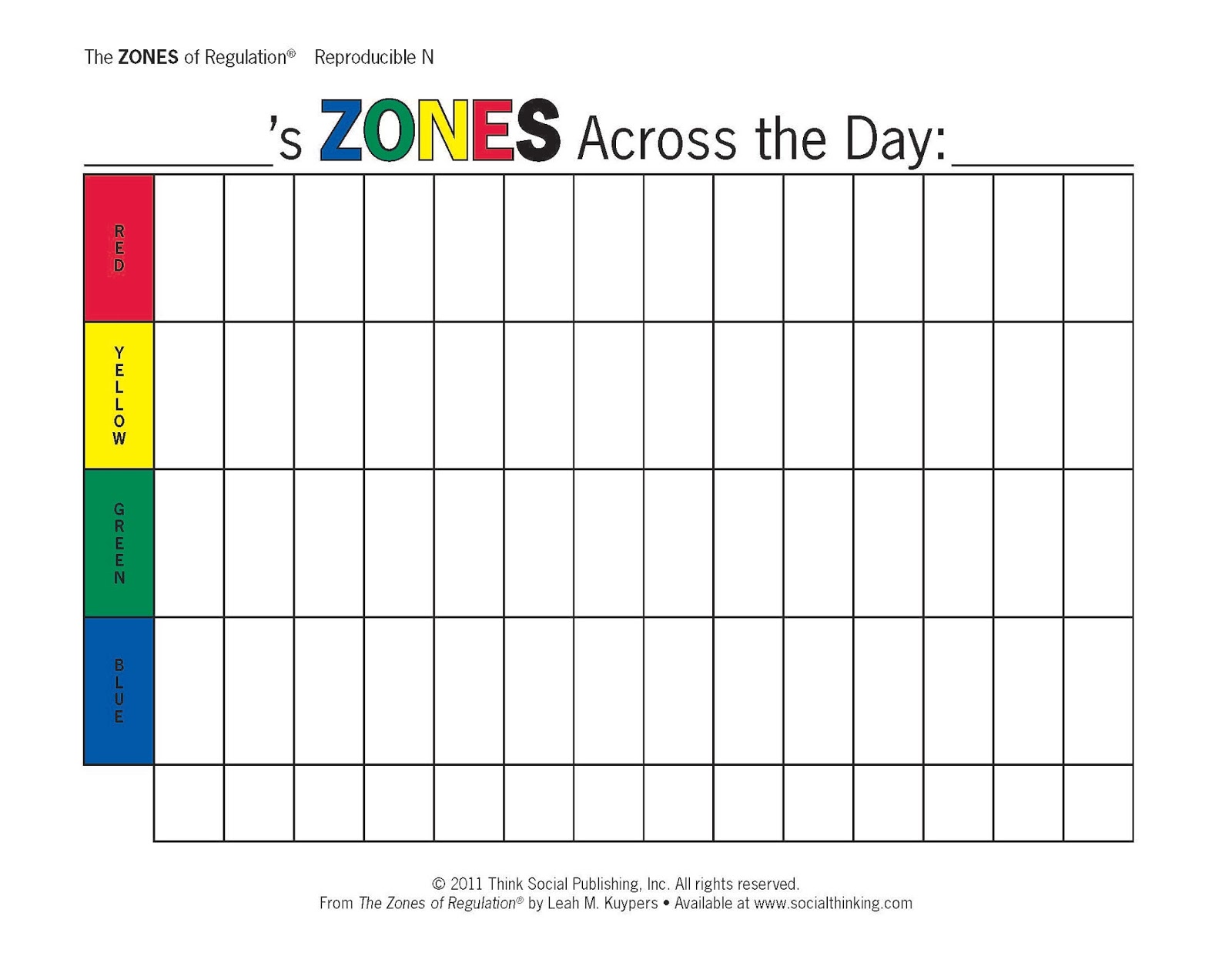 Foothills Camp Amicus: Zones of Regulation