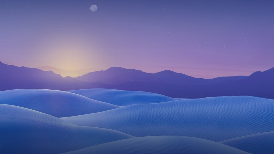 Desert, Sunrise, Minimalist, Digital Art, 4K, #9