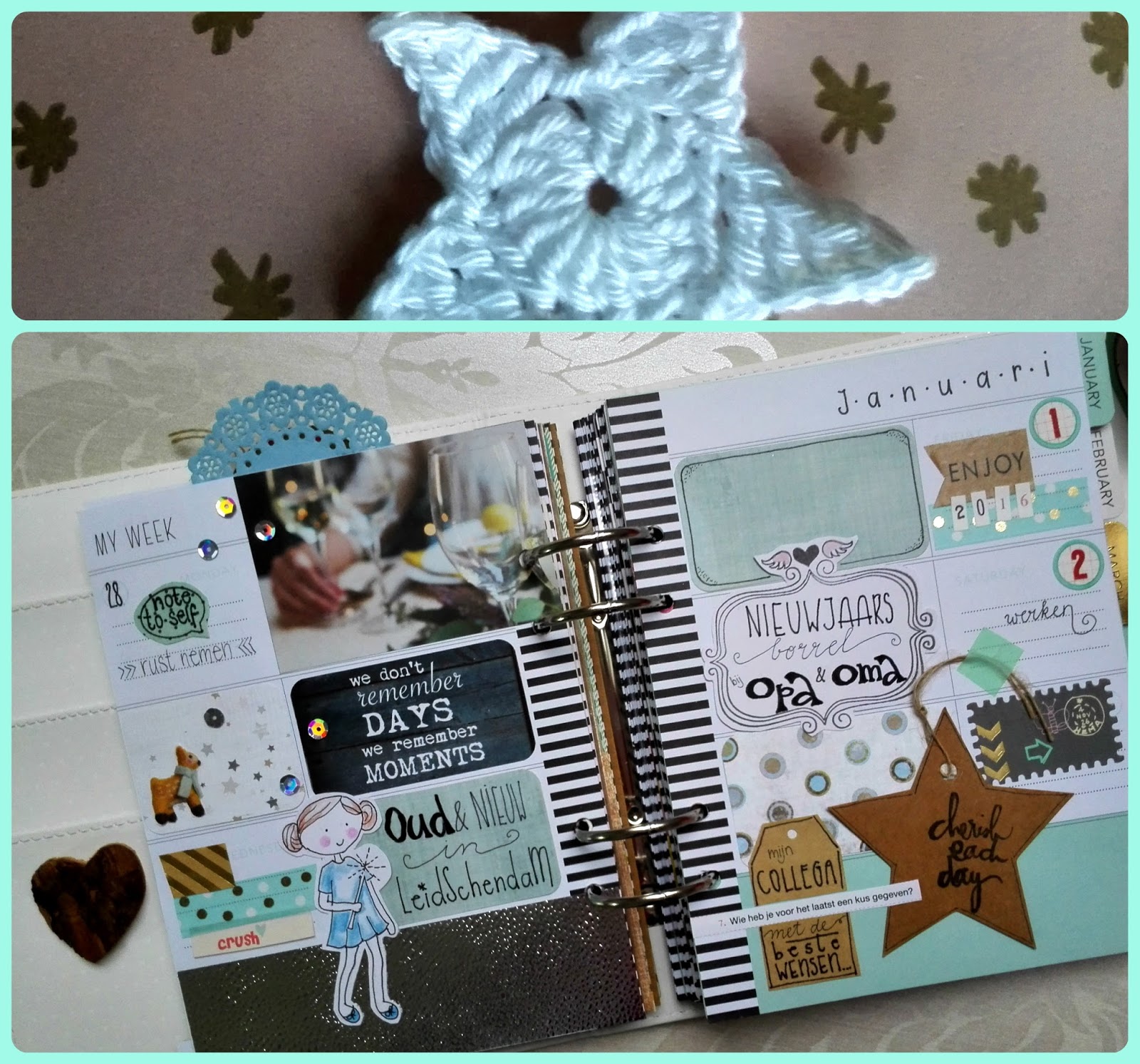 Scraptime Ideeën ruimte paars