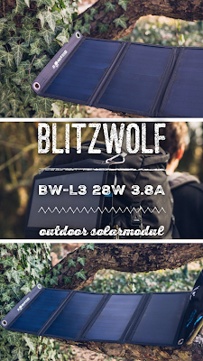 Gear of the Week #GOTW KW 09 | Blitzwolf BW-L3 28W 3.8A Outdoor Solarmodul | Solarladegerät | Mobile-Energie