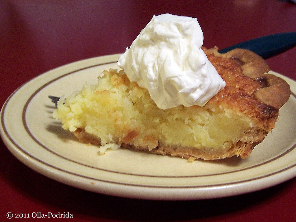 OllaPodrida OldFashioned ButtermilkCoconut Pie