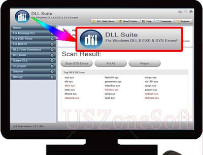 Dll Suite Dll Suite easily fixed any error- missing DLL, EXE, SYS files to repair windows problem. It's also dll files updater, downloader and installer tool. Quickly identify missing and broken dll files.Fixed and repair all unwanted missing system files. Speed up your PC with best performance. Fix startup or shutdown problem. Repair all registry keys error. Fix Chkdsk and scan disk error. Repair all System32 and Runtime error.