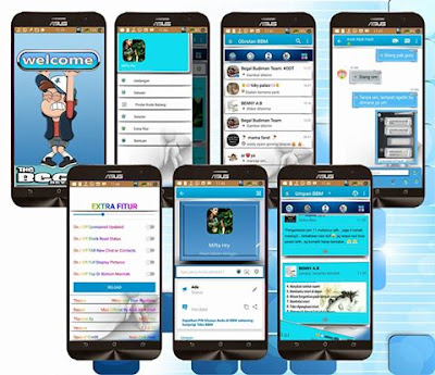 BBM Mod Blue and White Shadows V3.1.0.13 Apk BBM Mod Blue and White Shadows V3.1.0.13 Apk