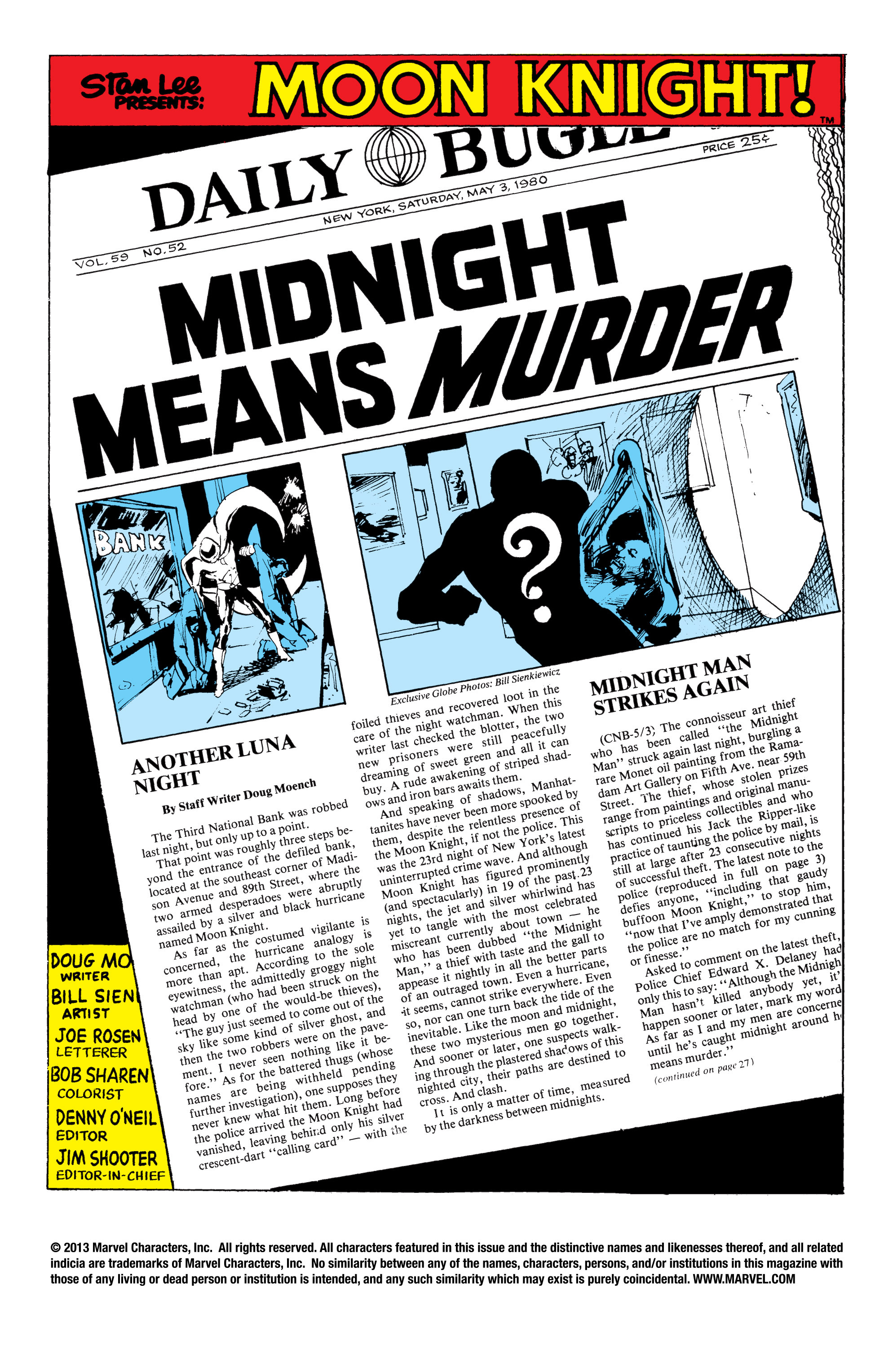 Read online Moon Knight (1980) comic -  Issue #3 - 2