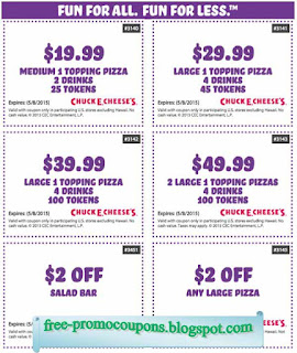 Free Printable Chuck E Cheese Coupons Free Printable Chuck E Cheese Coupons
