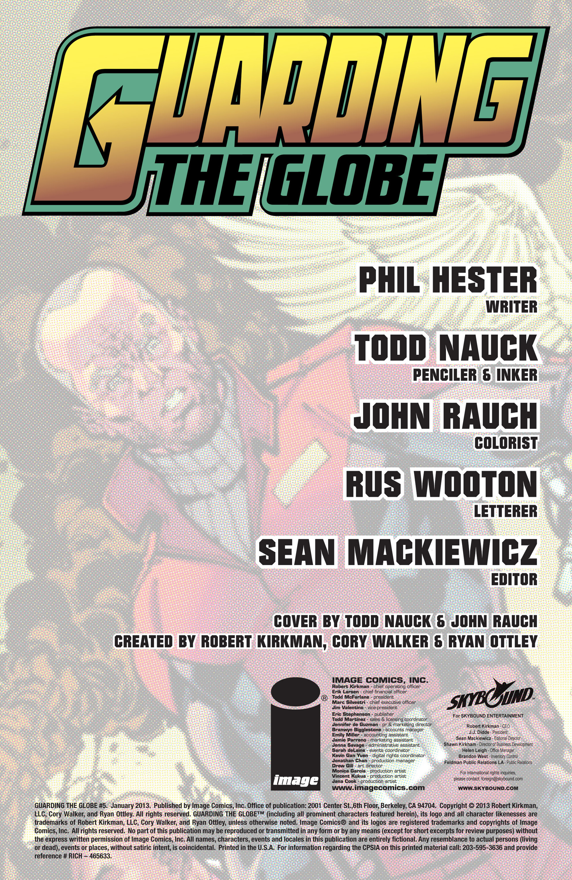 Read online Guarding the Globe (2012) comic -  Issue #5 - 2