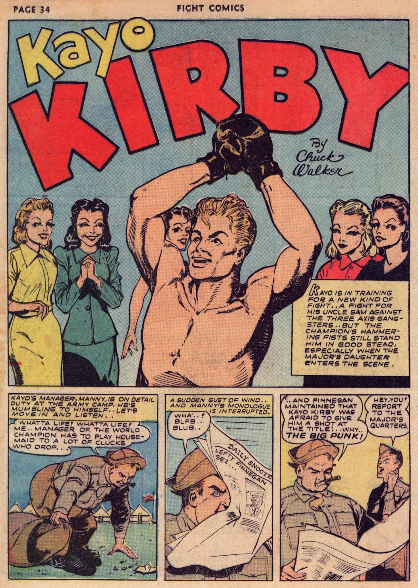 Read online Fight Comics comic -  Issue #24 - 36