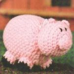 patron gratis cerdo amigurumi | free pattern amigurumi pig 