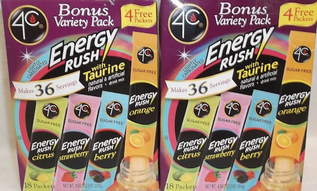 4c energy rush taurine powder drink reviews caffeine frugal fitness