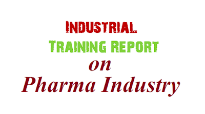 Pharmaceutical Industry Training Report PDF Free Download 