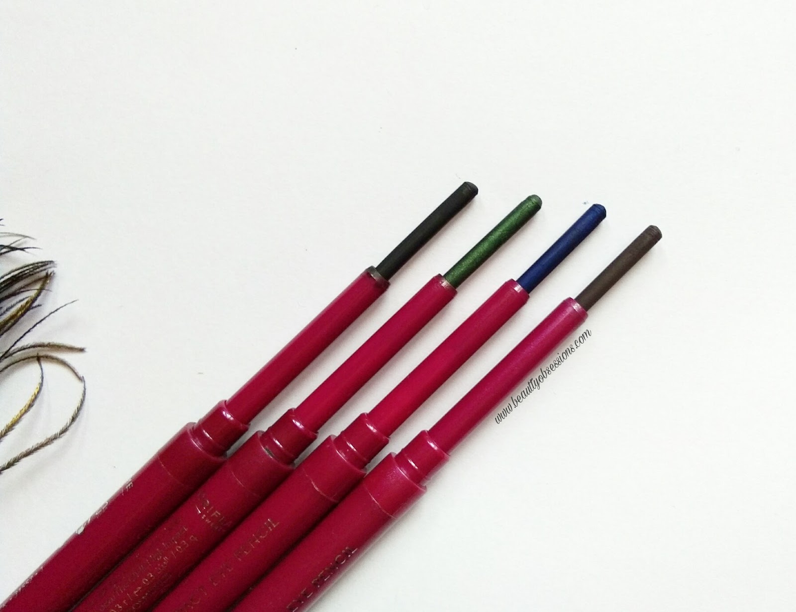 Oriflame The ONE High Impact Eye Pencils Review & Swatches