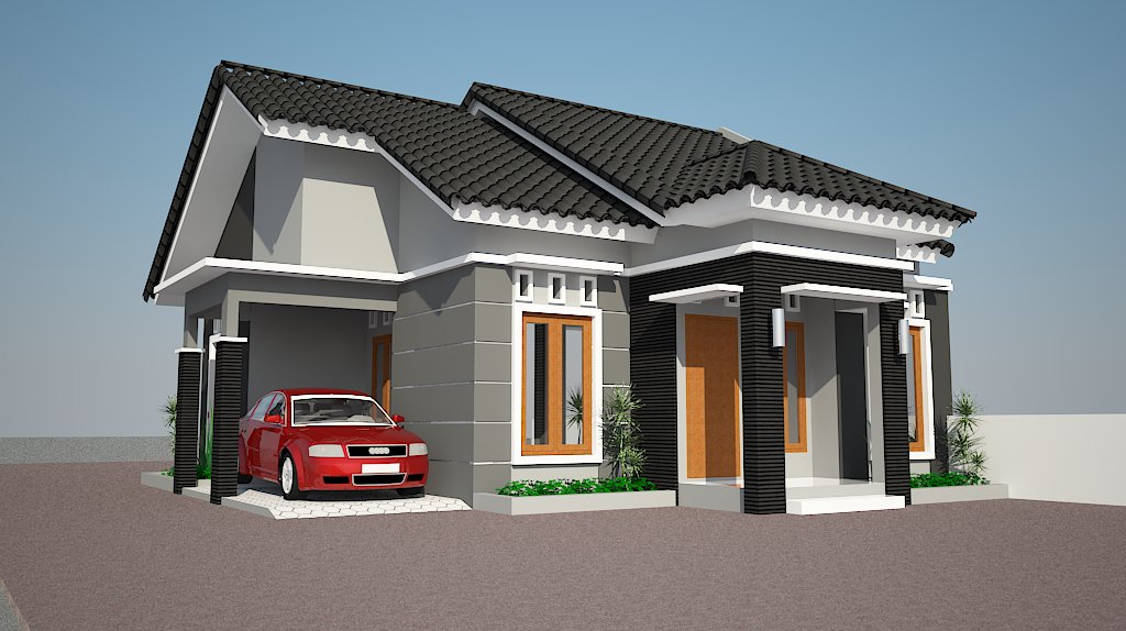 desain atap rumah minimalis 1