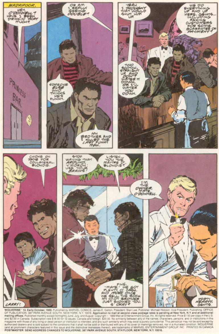 Read online Wolverine (1988) comic -  Issue #13 - 2