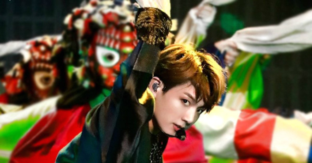 PHOTOS JUNGKOOK's Mask Dance… "OlympicClass Stage?"