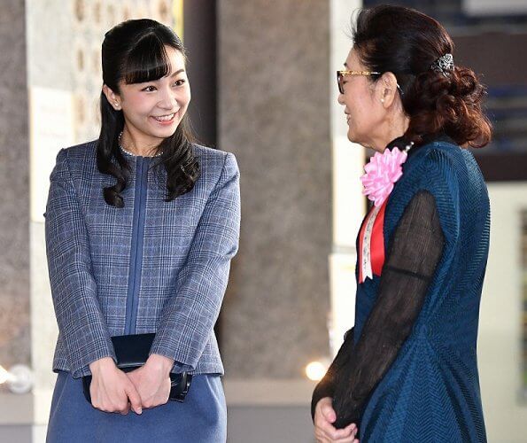Princess Kako attended the opening ceremony of the 19th Tokyo International Great Quilt Festival at Tokyo Dome