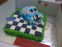 Herbie Racing Car 3D Cake