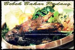 BUMBU DAPUR: Cara Membuat Bebek Bakar Enak dan Gurih Khas Padang