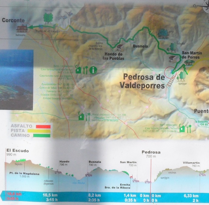 Tierras de Burgos GR1 burgalés Pedrosa de Valdeporres Puerto del Escudo